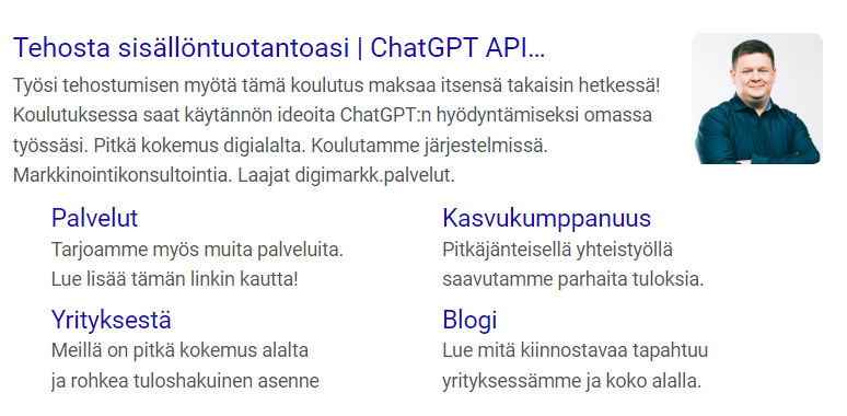 Google-hakusanamainos.