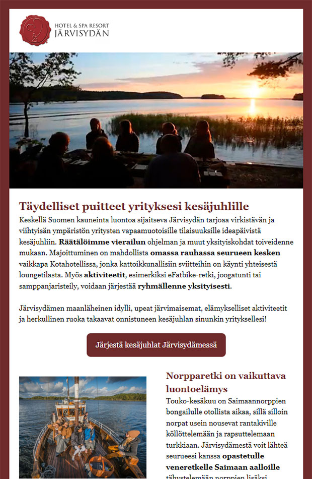 Sisällöntuotanto: uutiskirjeet